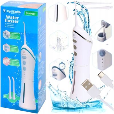 Inny producent Irygator Bezprzewodowy Do Zębów Jamy Ustnej 3 Tryby Pulsacja 2 Końcówki Usb Inny producent Irygator Bezprzewodowy Do Zębów Jamy Ustnej 3 Tryby Pulsacja 2 Końcówki Usb