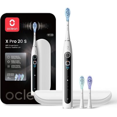 Oclean Szczoteczka Soniczna X PRO 20 SET z etui podróżnym - BIAŁA Oclean Szczoteczka Soniczna X PRO 20 SET z etui podróżnym - BIAŁA