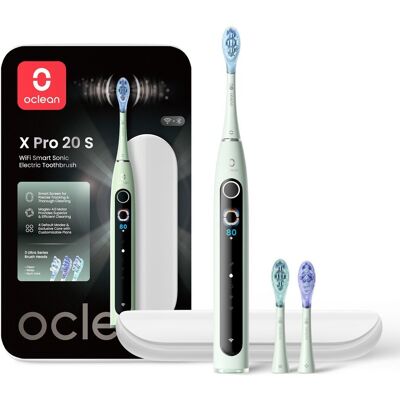 Oclean Szczoteczka Soniczna X PRO 20 SET z etui podróżnym - MIĘTOWA Oclean Szczoteczka Soniczna X PRO 20 SET z etui podróżnym - MIĘTOWA