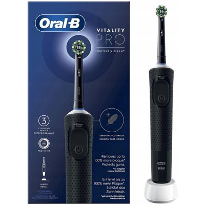 Oral-B Szczoteczka Elektryczna do Zębów Black Vitality Pro Oral-B Szczoteczka Elektryczna do Zębów Black Vitality Pro