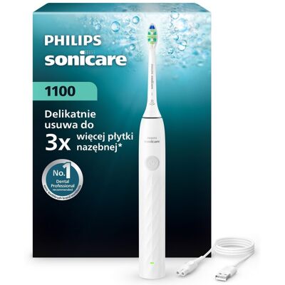 Philips Sonicare 1100 szczoteczka soniczna biała HX3901/01 Philips Sonicare 1100 szczoteczka soniczna biała HX3901/01