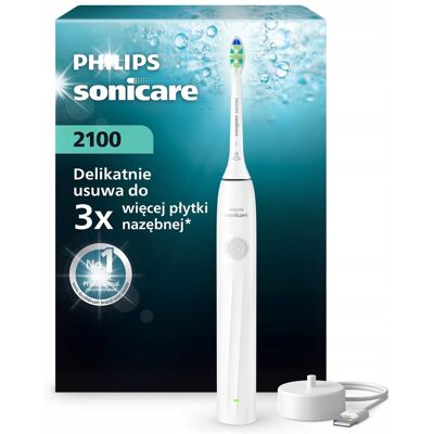 Philips Sonicare 2100 szczoteczka soniczna biała HX4021/01 Philips Sonicare 2100 szczoteczka soniczna biała HX4021/01
