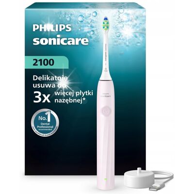 Philips Sonicare 2100 szczoteczka soniczna jasnoróżowa HX4021/03 Philips Sonicare 2100 szczoteczka soniczna jasnoróżowa HX4021/03
