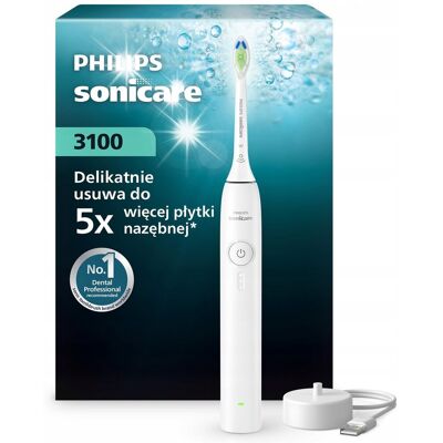 Philips Sonicare 3100 szczoteczka soniczna elektryczna biała HX4031/21 Philips Sonicare 3100 szczoteczka soniczna elektryczna biała HX4031/21