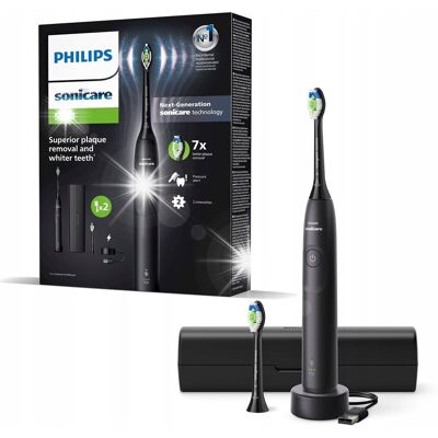 Philips Sonicare 5300 szczoteczka soniczna czarna z futerałem HX7101/03 Philips Sonicare 5300 szczoteczka soniczna czarna z futerałem HX7101/03