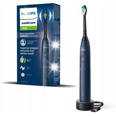 Philips Sonicare 5300 szczoteczka soniczna granatowa HX7103/01 Philips Sonicare 5300 szczoteczka soniczna granatowa HX7103/01