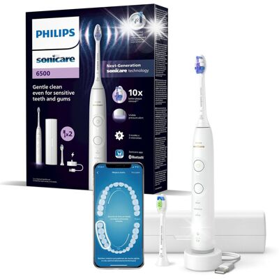 Philips Sonicare 6500 szczoteczka soniczna dwa rodzaje końcówek HX7410/02 Philips Sonicare 6500 szczoteczka soniczna dwa rodzaje końcówek HX7410/02