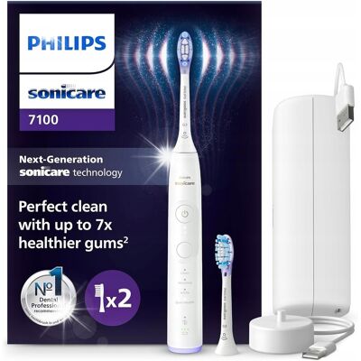 Philips Sonicare 7100 szczoteczka soniczna z aplikacją etui biała HX7420/02 Philips Sonicare 7100 szczoteczka soniczna z aplikacją etui biała HX7420/02