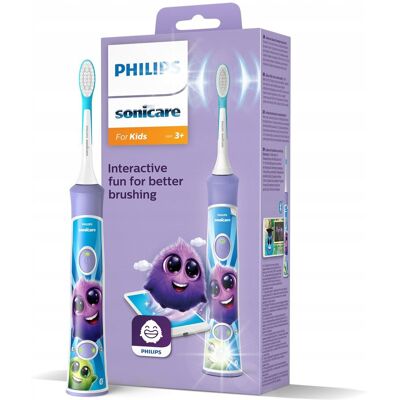 Philips Sonicare Kids szczoteczka soniczna dla dzieci fioletowa HX6322/12 Philips Sonicare Kids szczoteczka soniczna dla dzieci fioletowa HX6322/12
