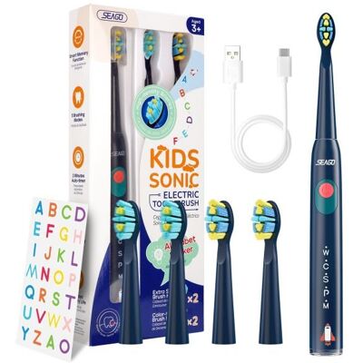 Ningbo Seago Electric Co., Ltd Soniczna szczoteczka dla dzieci od 6 lat Seago SG-2303 niebieska Ningbo Seago Electric Co., Ltd Soniczna szczoteczka dla dzieci od 6 lat Seago SG-2303 niebieska