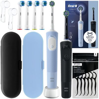 Braun SZCZOTECZKA DO ZĘBÓW ORAL-B VITALITY PRO D103 DUO NIEBIESKA/CZARNA ZESTAW Braun SZCZOTECZKA DO ZĘBÓW ORAL-B VITALITY PRO D103 DUO NIEBIESKA/CZARNA ZESTAW