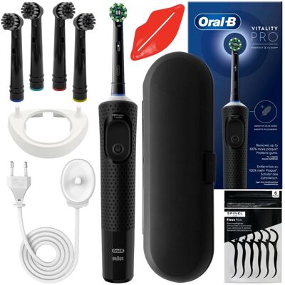 Braun SZCZOTECZKA ELEKTRYCZNA DO ZĘBÓW ORAL-B VITALITY PRO D103 CZARNA BOX Braun SZCZOTECZKA ELEKTRYCZNA DO ZĘBÓW ORAL-B VITALITY PRO D103 CZARNA BOX