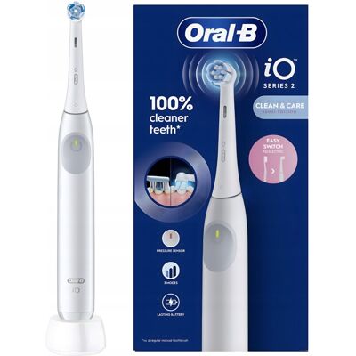 Braun SZCZOTECZKA ELEKTRYCZNA MAGNETYCZNA DO ZĘBÓW ORAL-B IO SERIE 2 SIMPLE WHITE Braun SZCZOTECZKA ELEKTRYCZNA MAGNETYCZNA DO ZĘBÓW ORAL-B IO SERIE 2 SIMPLE WHITE