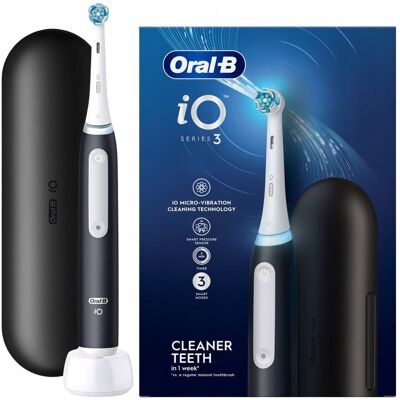 SZCZOTECZKA ELEKTRYCZNA MAGNETYCZNA ORAL-B IO SERIES 3 MAGNETIC CZARNY ETUI SZCZOTECZKA ELEKTRYCZNA MAGNETYCZNA ORAL-B IO SERIES 3 MAGNETIC CZARNY ETUI