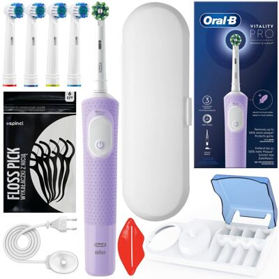 Szczoteczka Elektryczna Oral-B do Zębów Vitality D103 Pro 3 Tryby Lilac Szczoteczka Elektryczna Oral-B do Zębów Vitality D103 Pro 3 Tryby Lilac