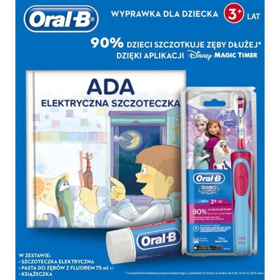 Szczoteczka elektryczna ORAL-B Frozen D12 + pasta Szczoteczka elektryczna ORAL-B Frozen D12 + pasta