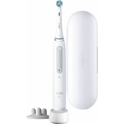 Wibracyjna elektryczna szczoteczka do zębów Oral-B iO 4S - Biała - Szczoteczka elektryczna Wibracyjna elektryczna szczoteczka do zębów Oral-B iO 4S - Biała - Szczoteczka elektryczna
