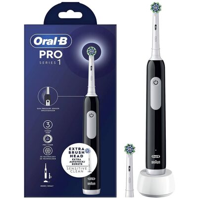 Oral-B Pro Series 1 - Dodatnia główka szczoteczki czarna Oral-B Pro Series 1 - Dodatnia główka szczoteczki czarna