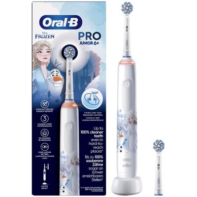 Inny producent Szczoteczka Elektryczna Oral-B Pro Junior 6+ Frozen D505.523.Z3k+1 Koncówka Inny producent Szczoteczka Elektryczna Oral-B Pro Junior 6+ Frozen D505.523.Z3k+1 Koncówka