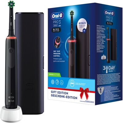 Szczoteczka Oral-B Pro 3 3500 Etui Black Edition Szczoteczka Oral-B Pro 3 3500 Etui Black Edition