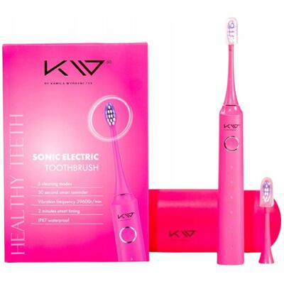 Inny producent Szczoteczka Soniczna do Zębów 5 Trybów IPX7 Pink by KAMILA WYBRAŃCZYK Inny producent Szczoteczka Soniczna do Zębów 5 Trybów IPX7 Pink by KAMILA WYBRAŃCZYK