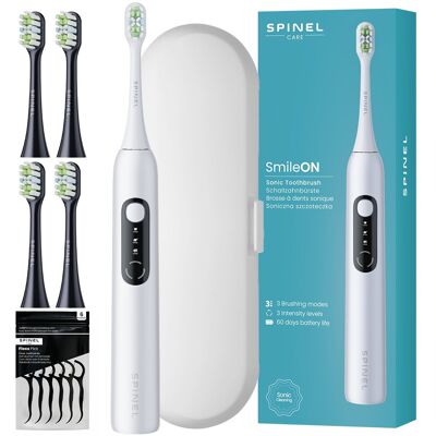 Inny producent SZCZOTECZKA SONICZNA DO ZĘBÓW SPINEL CARE SmileOn 3 TRYBY + ETUI 5 KOŃCÓWEK Inny producent SZCZOTECZKA SONICZNA DO ZĘBÓW SPINEL CARE SmileOn 3 TRYBY + ETUI 5 KOŃCÓWEK