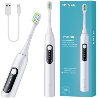 ESITEO SPINEL CARE SmileOn Elektryczna szczoteczka do zębów - Biała - Rodzaj produktu ESITEO SPINEL CARE SmileOn Elektryczna szczoteczka do zębów - Biała - Rodzaj produktu