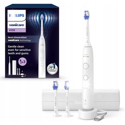 Szczoteczka soniczna elektryczna do zębów Philips Sonicare 6100 HX7400/02 Szczoteczka soniczna elektryczna do zębów Philips Sonicare 6100 HX7400/02