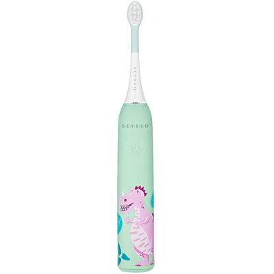 Szczoteczka soniczna SEYSSO Kids Dinosaur Coral dla dzieci 3+ Szczoteczka soniczna SEYSSO Kids Dinosaur Coral dla dzieci 3+