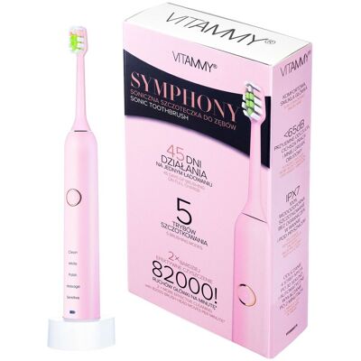 Vitammy Symphony Pink Szczoteczka Soniczna - Wysoka Wibracja Vitammy Symphony Pink Szczoteczka Soniczna - Wysoka Wibracja