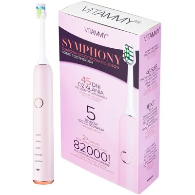 Szczoteczka soniczna VITAMMY Symphony różowa Szczoteczka soniczna VITAMMY Symphony różowa