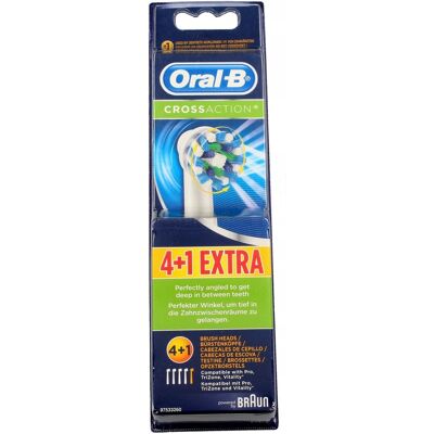 5 Szt Braun Oral-B Cross Action Eb-50 5 Oryginał 5 Szt Braun Oral-B Cross Action Eb-50 5 Oryginał