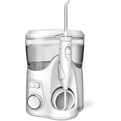 Irygator Do Zębów Waterpik Wf-150 Ultra Plus Biały Stacjonarny 10 Poziomów Ciśnienia Zbiornik 651 Ml 6 Końcówek 1400 Pulsów/min Obrotowa Końcówka 360° Irygator Do Zębów Waterpik Wf-150 Ultra Plus Biały Stacjonarny 10 Poziomów Ciśnienia Zbiornik 651 Ml 6 Końcówek 1400 Pulsów/min Obrotowa Końcówka 360°