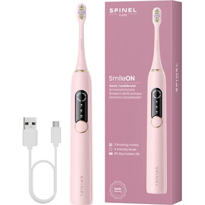 Szczoteczka Soniczna Do Zębów Spinel Smileon - 3 Programy - Bateria 60 Dni Szczoteczka Soniczna Do Zębów Spinel Smileon - 3 Programy - Bateria 60 Dni