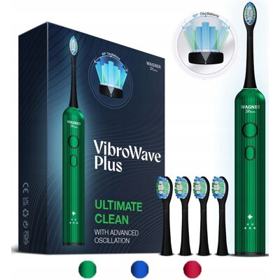 Inny producent Wagner Stern Vibrowave Plus Elektryczna Szczoteczka Soniczna Ipx7 4 Główki Inny producent Wagner Stern Vibrowave Plus Elektryczna Szczoteczka Soniczna Ipx7 4 Główki
