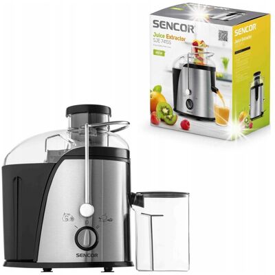 Sokowirówka Do Owoców I Warzyw Wyciskarka 400w 1,2l 2 Biegi Sencor Sje741ss Sokowirówka Do Owoców I Warzyw Wyciskarka 400w 1,2l 2 Biegi Sencor Sje741ss
