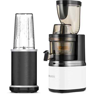 Wyciskarka wolnoobrotowa 4Swiss BM202 white + blender NB102 Wyciskarka wolnoobrotowa 4Swiss BM202 white + blender NB102