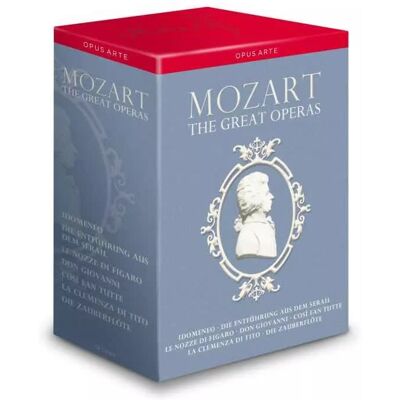 Opus Arte 13DVD Wolfgang Amadeus Mozart: The Great Operas Opus Arte 13DVD Wolfgang Amadeus Mozart: The Great Operas