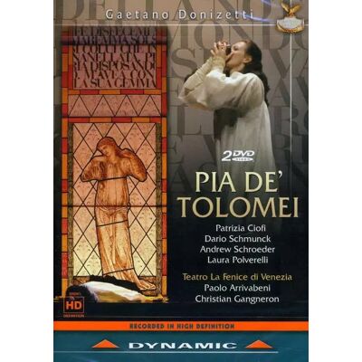Warner Music 2dvd Gaetano Donizetti: Pia De' Tolomei Region Code 0 Warner Music 2dvd Gaetano Donizetti: Pia De' Tolomei Region Code 0