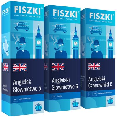 Zestaw Fiszek – Angielski dla zaawansowanych (poziom C1-C2) Zestaw Fiszek – Angielski dla zaawansowanych (poziom C1-C2)