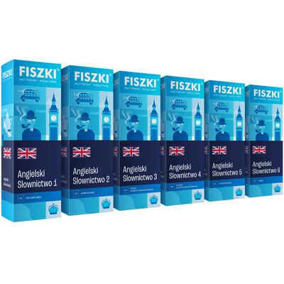 Zestaw Fiszek – Angielski XXL (poziom A1-C2) Zestaw Fiszek – Angielski XXL (poziom A1-C2)