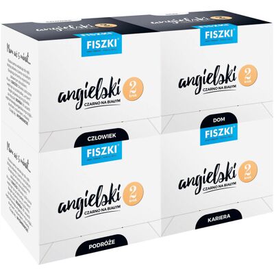 Zestaw Fiszek Ilustrowanych – Angielski – krok 2 (A2) Zestaw Fiszek Ilustrowanych – Angielski – krok 2 (A2)