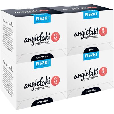Zestaw Fiszek Ilustrowanych – Angielski – krok 3 (B1) Zestaw Fiszek Ilustrowanych – Angielski – krok 3 (B1)