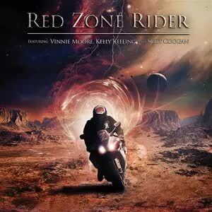Cleopatra Vinnie Moore: Red Zone Rider Coloured Gold & Red Splatter Vinyl Limited Edition CLR, LTD, płyta winylowa Cleopatra Vinnie Moore: Red Zone Rider Coloured Gold & Red Splatter Vinyl Limited Edition CLR, LTD, płyta winylowa