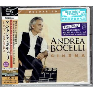 Universal Japan ANDREA BOCELLI Cinema - JAPAN DELUXE SHM CD + DVD (UCCS-9042) Universal Japan ANDREA BOCELLI Cinema - JAPAN DELUXE SHM CD + DVD (UCCS-9042)