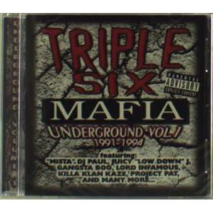 Warner Music CD Three 6 Mafia: Underground Vol. 1 (1991-1994) Warner Music CD Three 6 Mafia: Underground Vol. 1 (1991-1994)