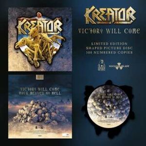 Church of Vinyl Kreator: Victory Will Come Limited Edition Numbered Picture Disc Shaped Vinyl NUM, PIC, LTD, płyta winylowa Church of Vinyl Kreator: Victory Will Come Limited Edition Numbered Picture Disc Shaped Vinyl NUM, PIC, LTD, płyta winylowa