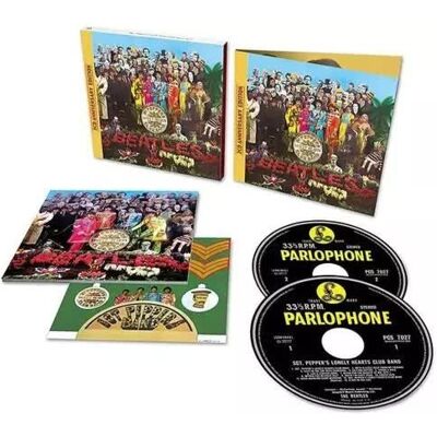Warner Music 2CD The Beatles: Sgt. Pepper's Lonely Hearts Club Band Slipcase Shm CD Special Edition = サージェント・ペパーズ・ロンリー・ハーツ・クラブ・バンド Warner Music 2CD The Beatles: Sgt. Pepper's Lonely Hearts Club Band Slipcase Shm CD Special Edition = サージェント・ペパーズ・ロンリー・ハーツ・クラブ・バンド