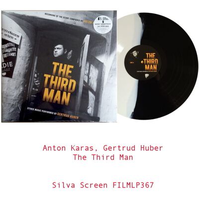 Silva Karas & Huber THE THIRD MAN numbered color 180g LP (FILMLP367), płyta winylowa Silva Karas & Huber THE THIRD MAN numbered color 180g LP (FILMLP367), płyta winylowa