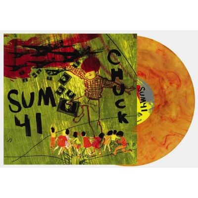 Warner Music LP Sum 41: Chuck Limited Edition Cream Translucent with Red & Grey Splash Vinyl Warner Music LP Sum 41: Chuck Limited Edition Cream Translucent with Red & Grey Splash Vinyl